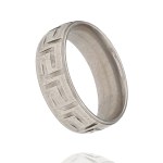 Silver (0.925) - Ring with a Greek Design