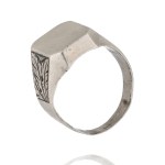Silver (0.800) - Original Design - Signet Ring (PW logo)