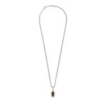 Silver (0.925) - Necklace with Black Onyx