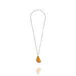 Silver (0.925) - Poland - Necklace with Amber - reference number “TORO”