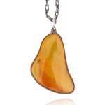 Silver (0.925) - Poland - Necklace with Amber - reference number “TORO”