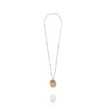 Silver (0.800) - Original Design - Pendant with Natural Stone