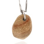Silver (0.800) - Original Design - Pendant with Natural Stone