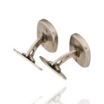 Cufflinks with an Iridescent Modernist Eye