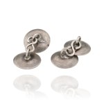 Silver (0.800) - Poland - People's Republic of Poland - Round Cufflinks