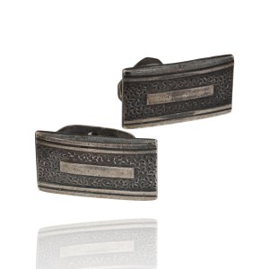 [0.800 Silver] - Modernist Cufflinks