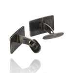 [0.800 Silver] - Modernist Cufflinks