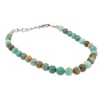 [GEMPORIA REFERENCE] - Silver (0.925) - Natural Stone Bracelet