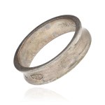 [TIFFANY 1837] Tiffany & Co. - Silver (0.925) - Designer Wedding Band