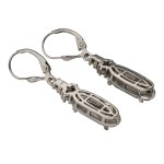 [SVAROWSKI] - Silver (0.925) - Earrings with a Blue Accent