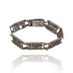 [RYTOSZTUKA] - Silver (0.800) - Filigree Bracelet (distressed)