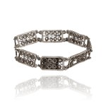 [RYTOSZTUKA] - Silver (0.800) - Filigree Bracelet (distressed)