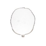 [ORNO] - Poland - Silver - Geometric Necklace