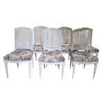 Set of 6 Louis XVI-style chairs