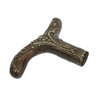 Decorative handle for a cane or umbrella