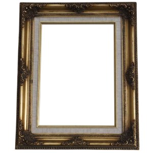 Gilded frame with a canvas mat