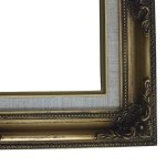 Gilded frame with a canvas mat