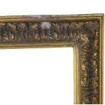 Gilded frame with oak leaves