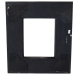 Art Nouveau wooden frame with a clover motif