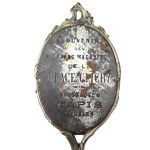 Vintage Handheld Advertising Mirror, Paris