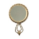 Hand mirror with a swallow