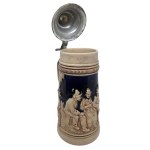 KING WERK ceramic mug featuring a genre scene titled The Courtship