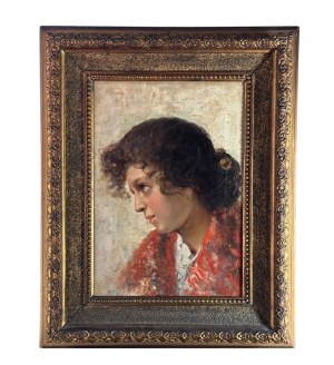 VINCENZO IROLLI, Portrait of a young woman - VINCENZO IROLLI