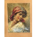 UNIDENTIFIED SIGNATURE, Portrait of a woman