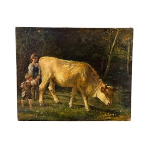 Filippo Palizzi (ATT), Deux personnages avec du bétail