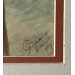 UNIDENTIFIED SIGNATURE, Two Figures in Elegant Attire