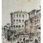 ANONIMO, Strada con figure