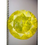NATURAL COLORED DIAMOND 0.56 CT | CLARITY: P3 | CUT: ROUND Official appraiser