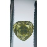NATURAL COLORED DIAMOND 0.14 CT | CLARITY: SI1 | CUT: HEART Official appraiser