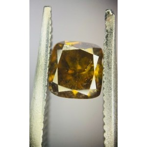 NATURAL COLORED DIAMOND 0.23 CT | CLARITY: P1 | CUT: RADIANT Official appraiser's valuation: 1,292 USD (approx. 5,170 PLN gross)