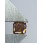 NATURAL COLORED DIAMOND 0.23 CT | CLARITY: P1 | CUT: RADIANT Official appraiser's valuation: 1,292 USD (approx. 5,170 PLN gross)