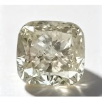 NATURAL COLORED DIAMOND 0.28 CT | CLARITY: SI1 | CUT: CUSHION Official appraisal value: 3,321 USD (approx. 12,500 PLN gross)