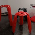Oskar Zięta - Plopp Stool, Red