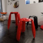 Oskar Zięta - Plopp Stool, Red