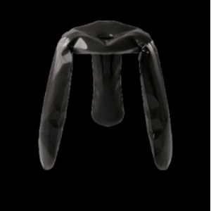 Oskar Zięta - Plopp Stool, Black