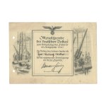 CERTIFICATE - METAL COLLECTION 1940