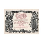 CERTIFICATE - CHRISTMAS CLOTHING DRIVE, 1941