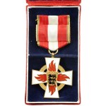 FIREFIGHTER'S CROSS FOR 40 YEARS OF SERVICE IN A BOX + RIBBON (BADEN-WÜRTTEMBERG)
