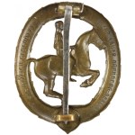 BRONZE EQUESTRIAN BADGE - LAUER