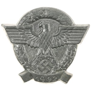 WHW BADGE - POLICE DAY 1942