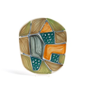 Elżbieta Piwek-Białoborska, Włocławek Faience Factory in Włocławek, Decorative Platter
