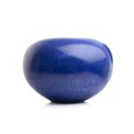 Henryk Lula, Sapphire Bucket with White Spots, 2015