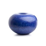 Henryk Lula, Sapphire Bucket with White Spots, 2015