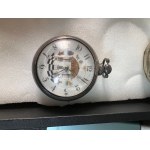 Lot of 21 vintage pocket watches from various periods, accompanied by a decorative chatelaine