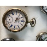 Lot of 21 vintage pocket watches from various periods, accompanied by a decorative chatelaine