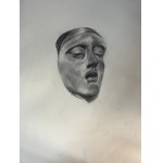 Set of 15 pieces, consisting of fifteen academic drawings executed in charcoal and charcoal pencil on heavy paper